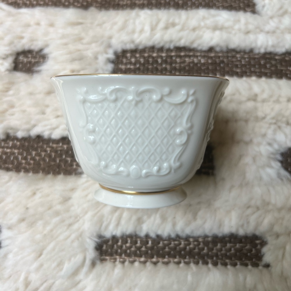 Vintage Lenox Special Canterbury Square Footed Treat/Candy/Nut Bowl